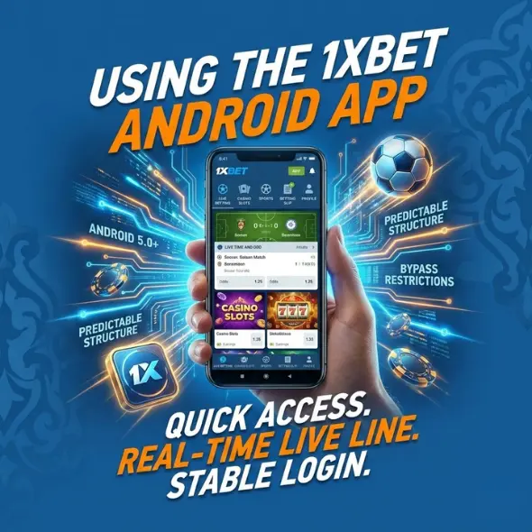 Использование Android-приложения 1xBet